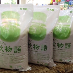 新米の熊本県産ヒノヒカリが入荷しました！もちろん無農薬栽培。肥料は鹿北製油の油かすと緑肥のみ。白米、胚芽米、玄米の3種類があります。