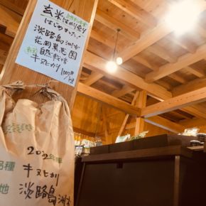 自然栽培米の量り売り始めました！  (淡路島 花岡農恵園さんのキヌヒカリの玄米のみになります)